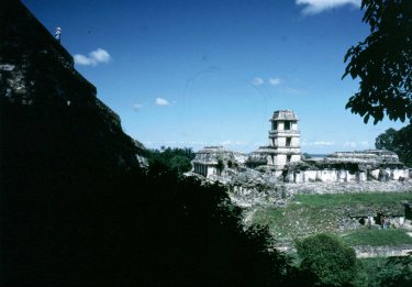 Tårnet i Palenque i Mexico